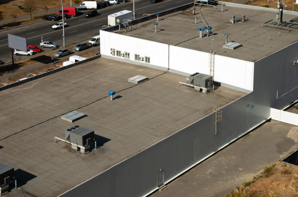 Commercial Roof from overhead