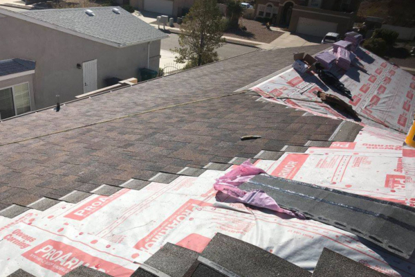 Roofing Crew working on a roof